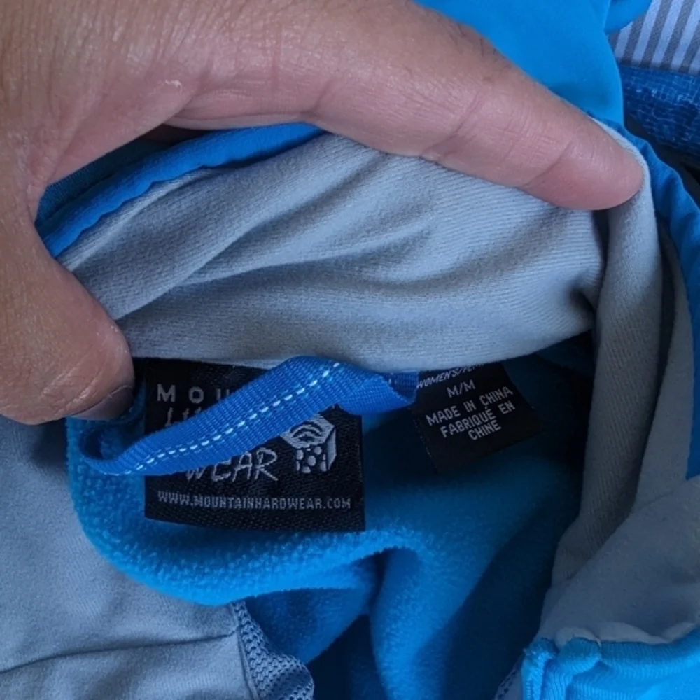 Mountain hardware‎ full zip jacket blue size m